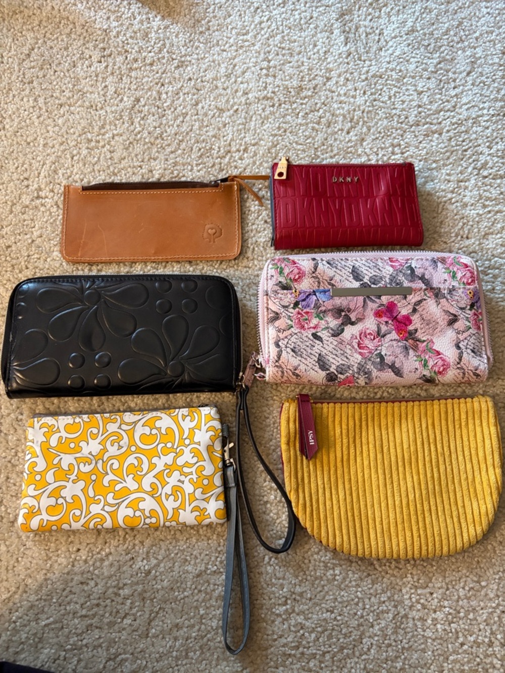 Rehab, Project, Repair - Bundle of 6 Miscellaneous Wallets, Makeup, Coin Pouch